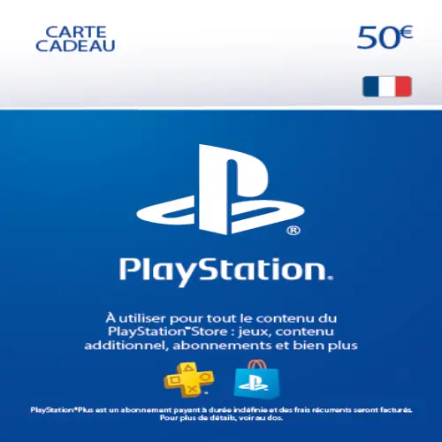 PSN Gift Card 50 Euro Maroc carte PSN prix Maroc